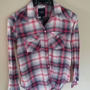 American Eagle boyfriend flannel